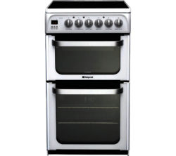 Hotpoint Ultima HUE52PS Electric Ceramic Cooker - White